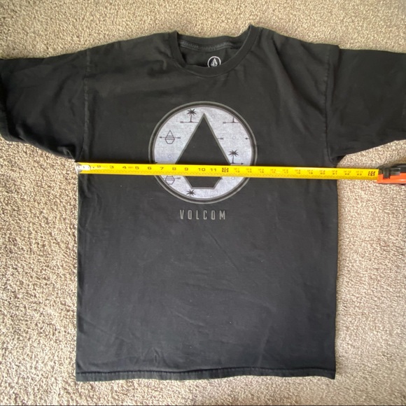 Volcom Mens Iconic Short Sleeve T-Shirt Clothing Apparel Snowboarding Large - Picture 5 of 10